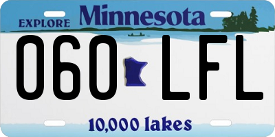 MN license plate 060LFL