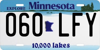 MN license plate 060LFY