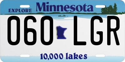 MN license plate 060LGR