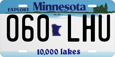 MN license plate 060LHU