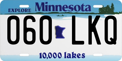 MN license plate 060LKQ