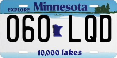 MN license plate 060LQD