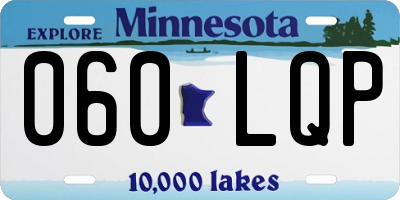 MN license plate 060LQP