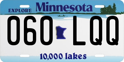 MN license plate 060LQQ