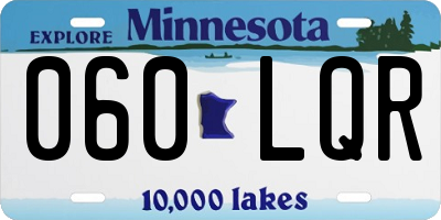 MN license plate 060LQR