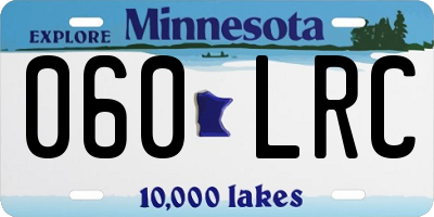 MN license plate 060LRC