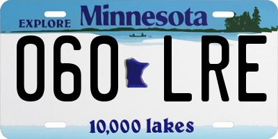 MN license plate 060LRE