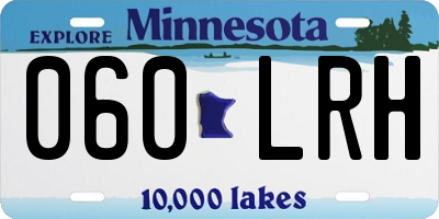 MN license plate 060LRH