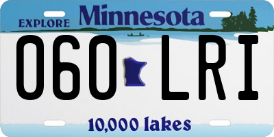 MN license plate 060LRI