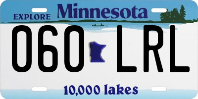 MN license plate 060LRL