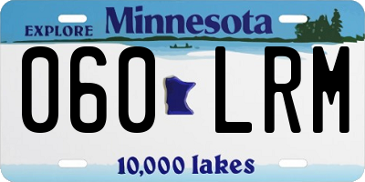 MN license plate 060LRM