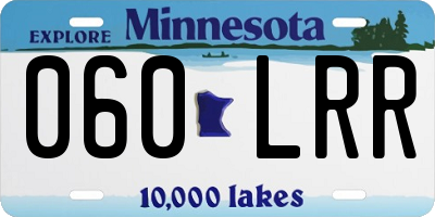 MN license plate 060LRR