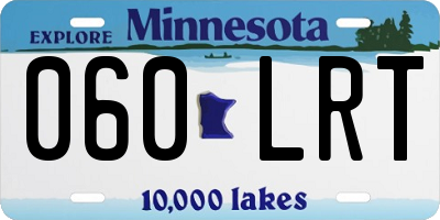 MN license plate 060LRT