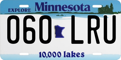 MN license plate 060LRU