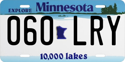 MN license plate 060LRY