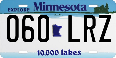 MN license plate 060LRZ