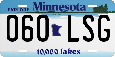 MN license plate 060LSG