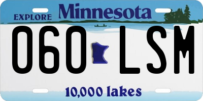 MN license plate 060LSM