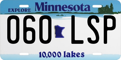 MN license plate 060LSP