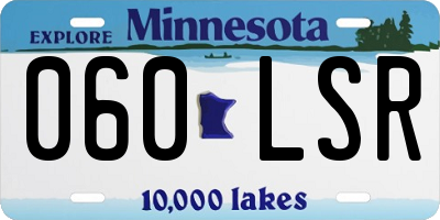 MN license plate 060LSR
