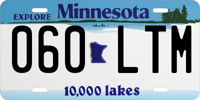 MN license plate 060LTM