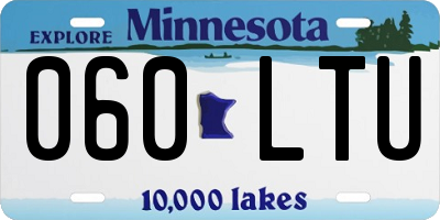 MN license plate 060LTU