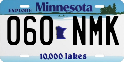 MN license plate 060NMK