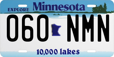 MN license plate 060NMN