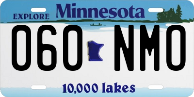 MN license plate 060NMO