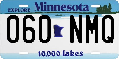 MN license plate 060NMQ