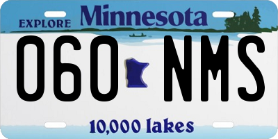 MN license plate 060NMS