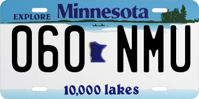 MN license plate 060NMU