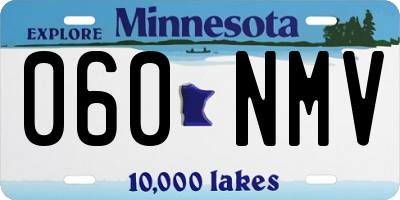 MN license plate 060NMV