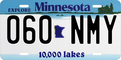 MN license plate 060NMY