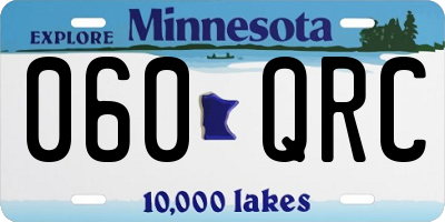 MN license plate 060QRC