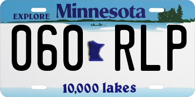 MN license plate 060RLP
