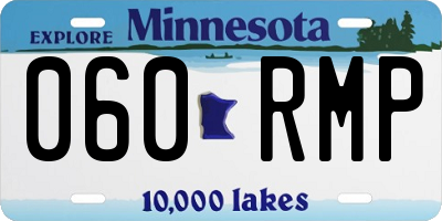 MN license plate 060RMP