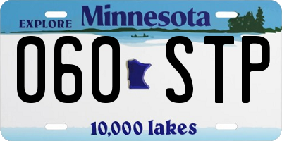 MN license plate 060STP