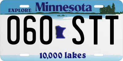 MN license plate 060STT