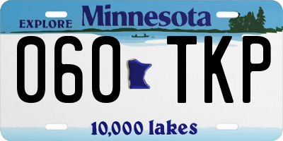 MN license plate 060TKP