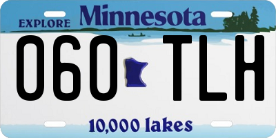 MN license plate 060TLH