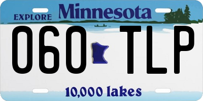 MN license plate 060TLP
