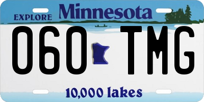 MN license plate 060TMG