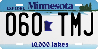 MN license plate 060TMJ