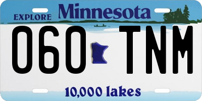 MN license plate 060TNM