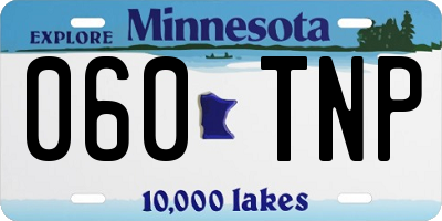 MN license plate 060TNP