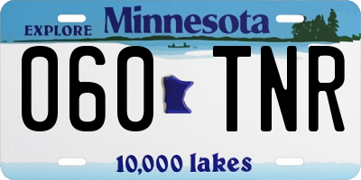 MN license plate 060TNR