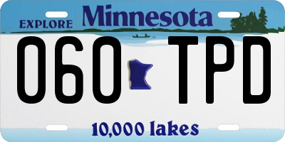 MN license plate 060TPD