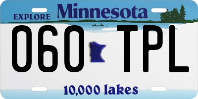 MN license plate 060TPL