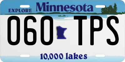 MN license plate 060TPS